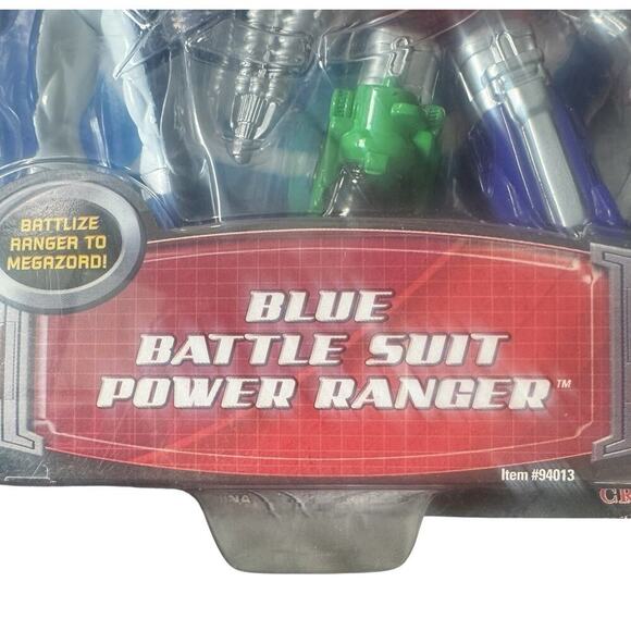POWER RANGERS OPERATION OVERDRIVE BLUE BATTLE SUIT POWER RANGER 2006 NEW - Picture 2 of 5